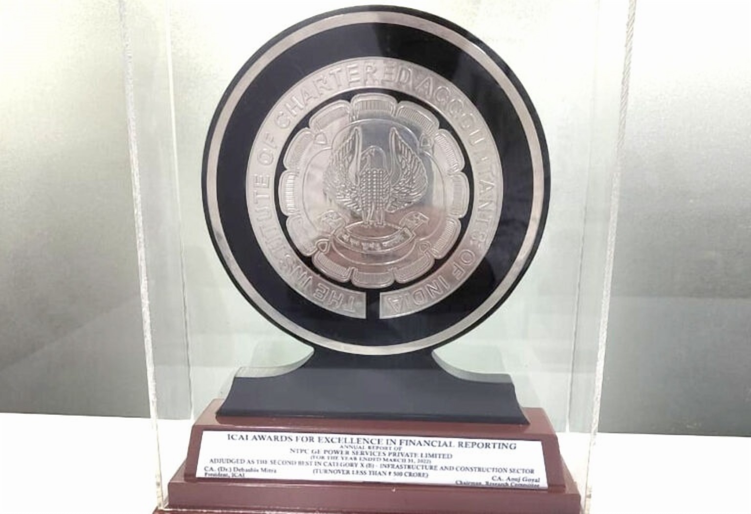NGSL Bags ICAI’s Annual Award for Excellence in Financial Reporting for the FY 2021-22